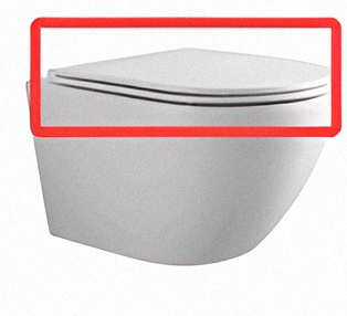 SSWW WC DASKA WCT3071R SOFT CLOSE MAT CRNA